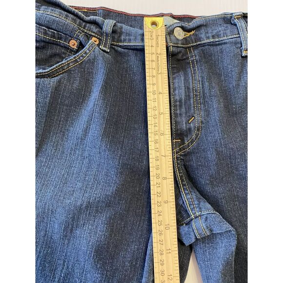 Levi's 550 Women's Jeans Size 10M (Fit 30x30.5) Mid Rise Straight Dark Wash VTG - Picture 10 of 10